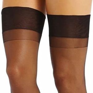Stockings for garter made in Italy. Seduction line